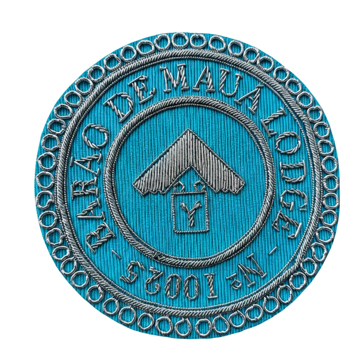 Patch Bordado Maçônico | Personalizado | Barão de Maua Lodge -  Nº 10025