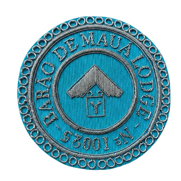 Patch Bordado Maçônico | Personalizado | Barão de Maua Lodge -  Nº 10025