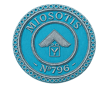 Patch Bordado Maçônico | Personalizado | Miosótis - Nº796